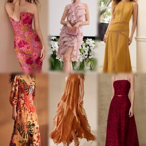 Lot de robes longues décontractées pour femmes, vêtements d'occasion en gros, styles et couleurs assortis aléatoirement en vrac - Product Image 1