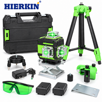 Niveau laser 360 HIERKIN personnalisé pour l'installation de câblages, le nivellement de sols en maçonnerie et la nivellement de terrain
