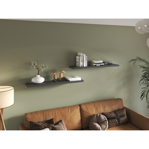 Ecco 47 In Wide <b>Floating</b> <b>Shelves</b> Set Of 2 Wall Decor Storage Book <b>Shelves</b> For Bedroom Bathroom Living Room - Product Image 5