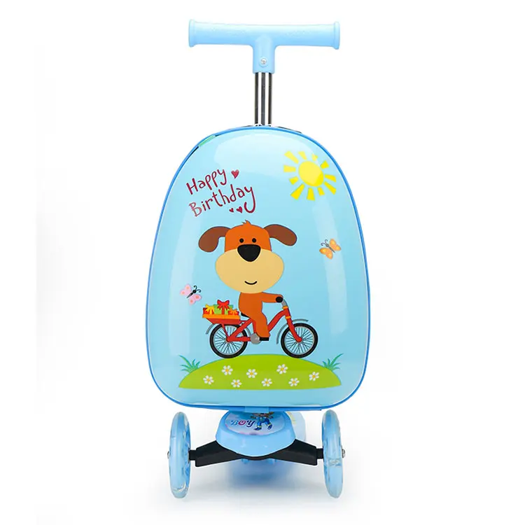 Waterproof Children School Bag Cute 18 Inch Luggage Case Custom Logo Trolley Suitcase with Wheels Cartoon Travel for Kids Unisex