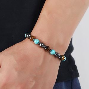 Bracelet en pierre naturelle avec perles de verre colorées pour la conscience spirituelle, livraison rapide dans le monde entier, service d'étiquetage SKU - Product Image 5