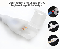 Kit de Bandes LED Intelligentes RGB Personnalisées GOWIN OEM de Haute Qualité, 144 LED/m, 11W/m, PVC Flexible, IP68, Décoration Paysagère, Télécommande