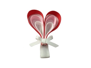 Nouveauté 2026 : Nœuds pour <span class=keywords><strong>cheveux</strong></span> Saint-Valentin avec fil de laine rouge pour filles, barrettes de fête pour enfants 13,8 cm - Product Image 4