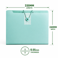Carpeta de Archivos Expandible A4 con Logotipo Personalizado, Venta al por Mayor de Fábrica, Organizador de Documentos Tipo Acordeón con 5 Bolsillos y Cierre de Cordón, con Diseño Estampado
