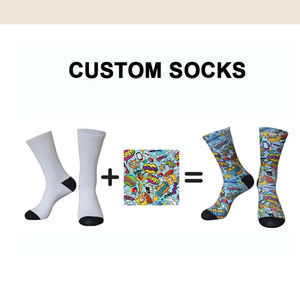 <span class=keywords><strong>Calcetines</strong></span> con Impresión Digital DTG 360 Personalizables en 3 Días, <span class=keywords><strong>Calcetines</strong></span> <span class=keywords><strong>Divertidos</strong></span> con Degradado Personalizado, Impresión 3D en Toda la Superficie para Hombre - Product Image 2