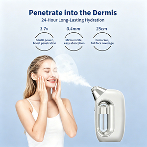 Pulvérisateur facial nano portable, rechargeable par type C, instrument de beauté hydratant, hydratation profonde, utilisation à domicile et en voyage, pour le maquillage - Product Image 3