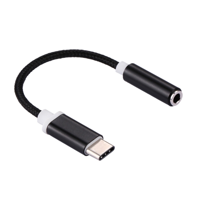 Hot Selling USB-C / Type-C Male to 3.5mm Female Audio Adapter with DC Output for Mobile Phone Charging+Music+Calling