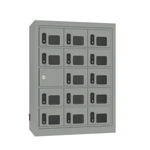 wholesale Price 15 Bay Type C USB Digital Key Box Smart Charging Lockers For E-commerce