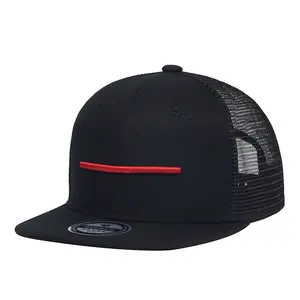 2022 Gorras Topi Datar Kualitas Tinggi Luar Ruangan Topi Hip Hop Bordir Jalanan Hitam untuk Snapback Pria