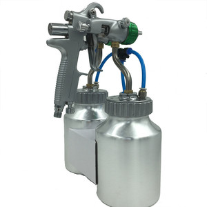 <span class=keywords><strong>Pistola</strong></span> <span class=keywords><strong>de</strong></span> Pulverización Neumática <span class=keywords><strong>de</strong></span> Doble Cabezal PT-29B, Tanques <span class=keywords><strong>de</strong></span> Aluminio <span class=keywords><strong>de</strong></span> 1000cc, Alimentación por Succión, Boquilla Doble <span class=keywords><strong>de</strong></span> 1.3mm - Product Image 5