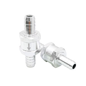 Válvula de Retención Unidireccional para Combustible, 6mm 8mm 10mm 12mm, Válvula de Retención de Combustible y Aceite Unidireccional para Gasolina y Diésel, de Aluminio - Product Image 1