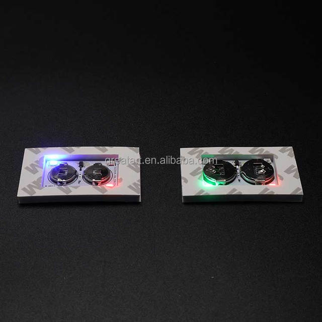 Square LED Sticker Coaster EVA Light Discs for Bottles Multi-color Options 6V 1-Year Warranty Customizable