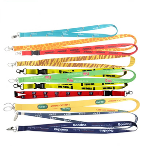 Factory Supply Lanyard Key Strap Any Design to Print Custom Logo Neck Straps