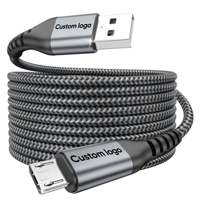 สายชาร์จ USB แบบถักไนลอน SUNGUY จาก DE Warehouse เป็นมิตรกับสิ่งแวดล้อม รองรับการชาร์จเร็ว 18W สำหรับโทรศัพท์และแล็ปท็อป - Product Image 1