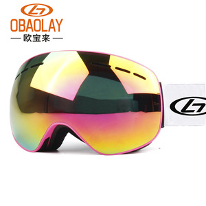 แว่นตาสกี OBAOLAY เลนส์แม่เหล็กแบบเปลี่ยนได้ วัสดุ PC สำหรับทุกคน กีฬาหิมะกลางแจ้ง - Product Image 1