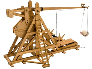 Cổ Điển 3d Câu Đố Bằng Gỗ Thời Trung Cổ Trebuchet Bằng Gỗ Handmade Lắp Ráp Ghép Hình Mảnh Ghép Đồ Chơi Kỹ Thuật Khoa Học - Product Image 3