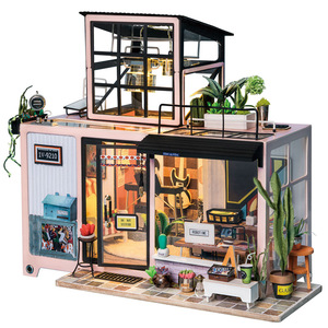 <span class=keywords><strong>Robotime</strong></span> <span class=keywords><strong>Rolife</strong></span> DG13 ensamblado rompecabezas 3D juguete regalos decorativos DIY miniatura casa de muñecas de madera - Product Image 2