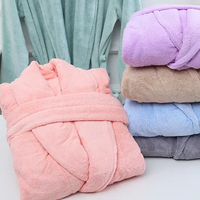 Vente en gros de vêtements de nuit au design original longueur mollet peignoir d'hôtel de luxe personnalisé micro pyjama d'hiver unisexe pour hommes femmes épais B