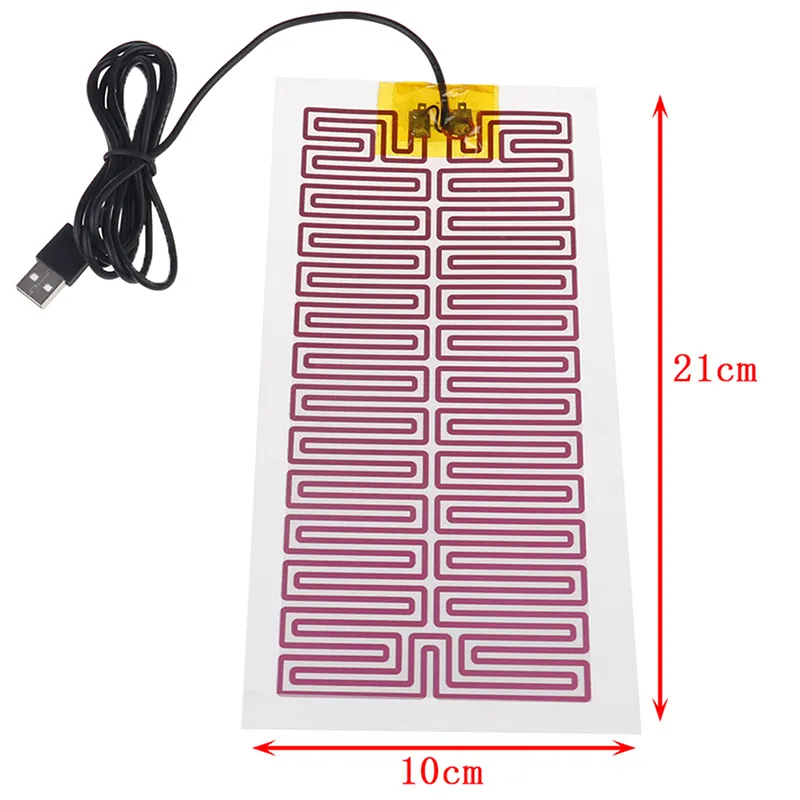 OEM USB 5/12V Heater Pad Massagem Aquecedor Para O Aquecimento Do Corpo Pé Inverno Portátil Placa Quente Para Mouse Pad Sapatos Golves Cuidados de saúde