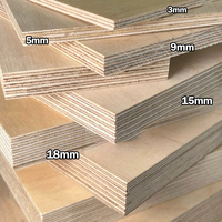 Panneau stratifié mélaminé moderne E0 de qualité environnementale, étanche, 18 mm, pour meubles de cuisine intérieurs 4x8, résistant au feu