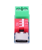 Módulo de Placa de Activación PD Ajustable de 5-20V, USB Tipo-C, 100W, Placa de Prueba de Carga Rápida PD