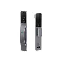 CNC-gegraveerd slim deurslot met gezichtsherkenning, sleutelloos, van vliegtuigaluminium, beveiligd 3D voor kastslot voor houten deur, met wifi