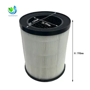 Walson Replacement Odour Control Filter Activated Carbon Filter Air Purifier Replacement Home H13 Hepa Filter PM2.5