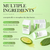 Baume Solide Apaisant et Réparateur Visage OEM à l'Extrait de Cactus pour Soulager les Pores, Calmer les Rougeurs et Hydrater