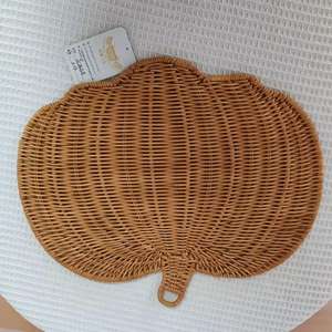 Cubiertos Vintage de Halloween, mantel decorativo de ratán, Natural Mantel Individual de calabaza tejido a mano, cestas de almacenamiento - Product Image 4