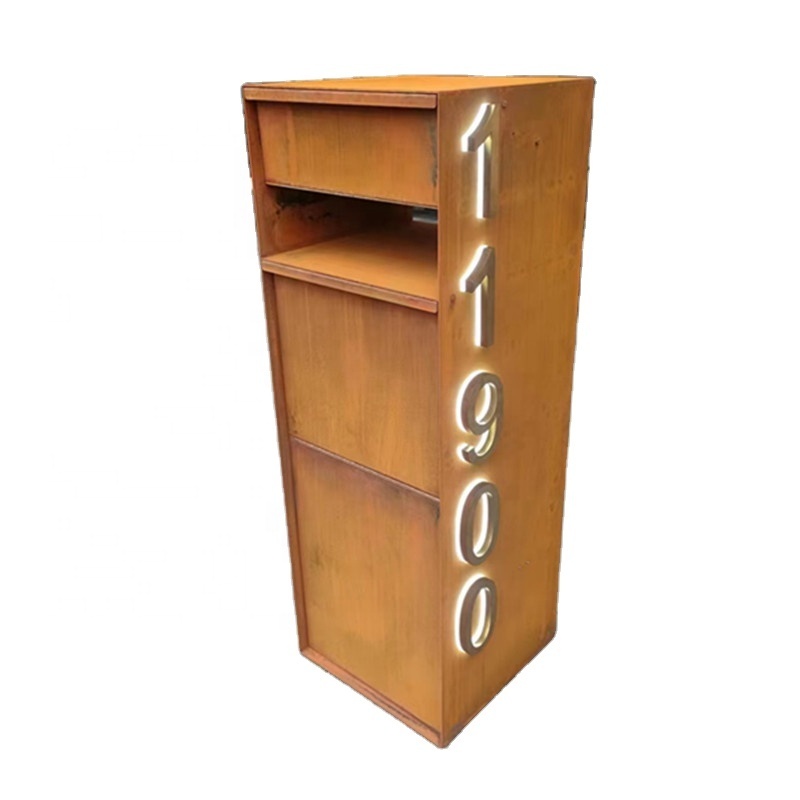 3D Led Waterproof Art Deco Mailbox