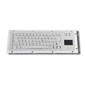 Teclado de kiosk de metal de aço inoxidável à prova d'água ip65 com touchpad