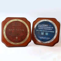 Plaque de prix en bois, évent personnalisé de haute qualité