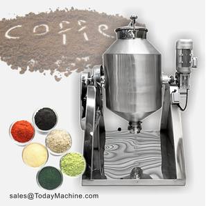 Mezclador de Doble Cono de Grado Alimenticio, Mezclador Vertical de Polvo Rotatorio de Acero Inoxidable para Café, Especias y Aditivos Alimentarios - Product Image 5