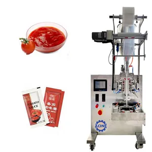 Automatic Tomato Paste Packet Jam Black Pepper Sauce Ketchup Sachet Packing Machine