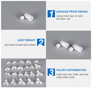 Nhà Máy Giá RO 1/4 nước 1/8 Lọc phụ tùng RO Phụ kiện ống khuỷu tay RO Máy lọc nước phù hợp nhanh chóng kết nối phụ kiện - Product Image 2