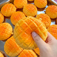 Jouet de décompression TPR à presser, Squishy croustillant en forme de boule, pain d'ananas, croissant, bloc de hamburger, pour garçons et filles