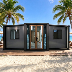 Maison conteneur pliable préfabriquée moderne 20FT à double aile extensible, respirante, de style Mid-Century, haut de gamme, pour usage hôtelier 1 - Product Image 6