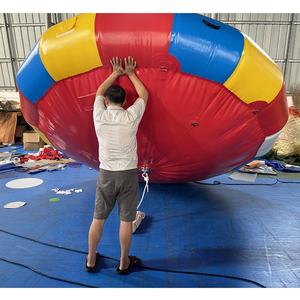 Jeux de parc aquatique de la meilleure qualité, <span class=keywords><strong>ski</strong></span> volant gonflable, bateau disco flottant remorquable avec pompe - Product Image 4