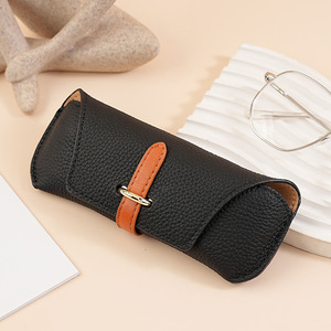 Bolsas de Almacenamiento al por Mayor, Nueva Bolsa de Cuero PU Suave, Estuche Protector para Gafas, Accesorios Portátiles para Gafas para Hombre y Mujer - Product Image 1