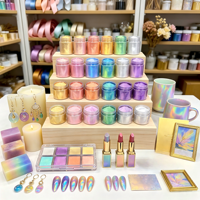 Poudre de mica nacrée en liquidation d'usine, pigments à lustre métallique, adaptés aux revêtements de surface sur cuir, chaussures, articles en cuir