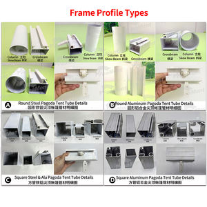 FEAMONT 3X3 5X5 düğün parti olay su geçirmez bahçe Marquee çadır Pagoda çadırları - Product Image 4