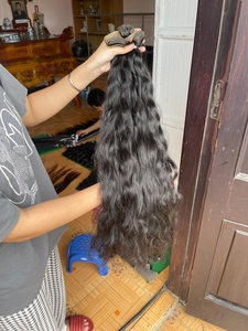 Kinky Straight Virgin Vietnamese Non-Remy Human Hair <b>Extensions</b>-Highest Quality Glueless Women's Wigs Tape in Bulk Hair - Product Image 5