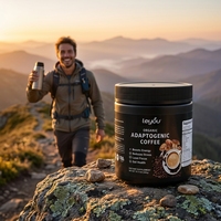 Café Adaptogène : Énergie Accrue, Stress Réduit, Concentration Améliorée & Santé Intestinale – Infusé aux Champignons et Herbes 300g