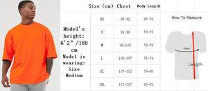 מותאם אישית באיכות גבוהה גברים מראש התכווץ גדול זרוק כתף T חולצה ייצור - Product Image 5