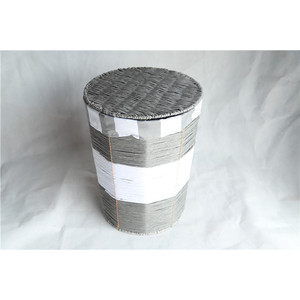 Round Handmade Woven <b>Laundry</b> <b>Basket</b> <b>With</b> <b>Lid</b> Eco-Friendly Storage <b>Basket</b> For Clothing Organizer Standing Type - Product Image 1