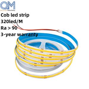 320 LED Cob Strip Licht 24V RGB CCT Leisten Cob LED-Lichtstreifen - Product Image 1