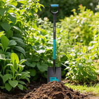 Offre Spéciale : Pelle de Jardin Polyvalente en Fer avec Poignée en D et Design Pointu Personnalisé pour le Travail au Jardin