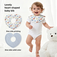Nouveaux Bavoirs Bébé en Coton Léger à 3 Couches, Imprimés Couleur Unie, pour Filles et Garçons