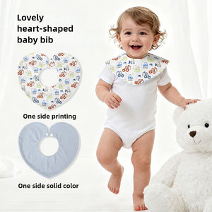 Yeni Moda Düz Renk Baskılı 2 Katmanlı %100 Pamuk Hafif Bebek Önlükleri Salya Önlüğü Beslenme Önlüğü Erkek ve Kız Bebekler İçin - Product Image 2