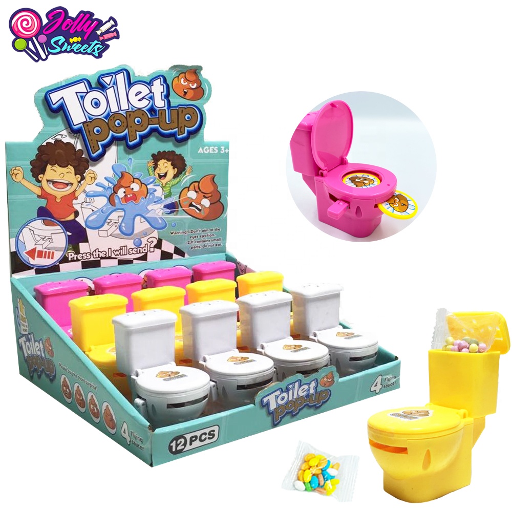 Лидер продаж, игрушка-сюрприз jollycandy, катапульта, туалет, пластиковая игрушка с конфетами, забавные игрушки для детей